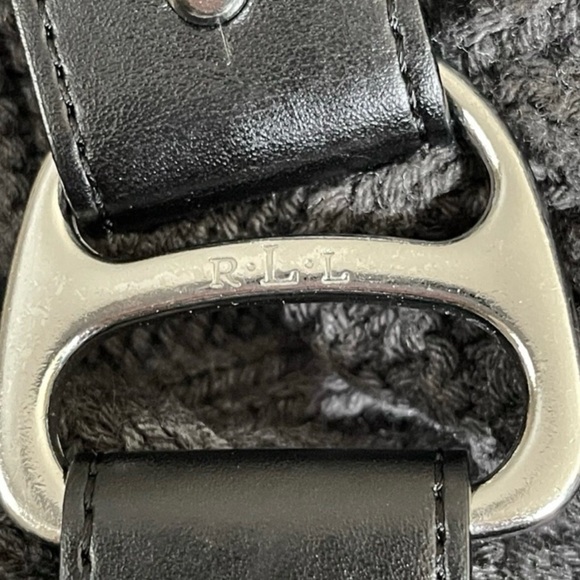 Lauren Ralph Lauren Shawl Collar Cardigan Belted Gray Cable Knit Womens L Cozy - Picture 5 of 12